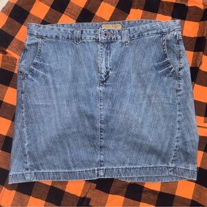 Tommy Hilfiger Light Blue Denim Mini Skirt